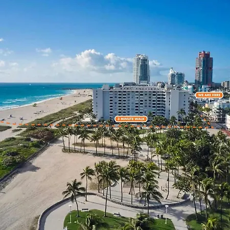 South Of Fifth Studio Steps To Beach On Ocean Drive Miami Beach Exterior photo